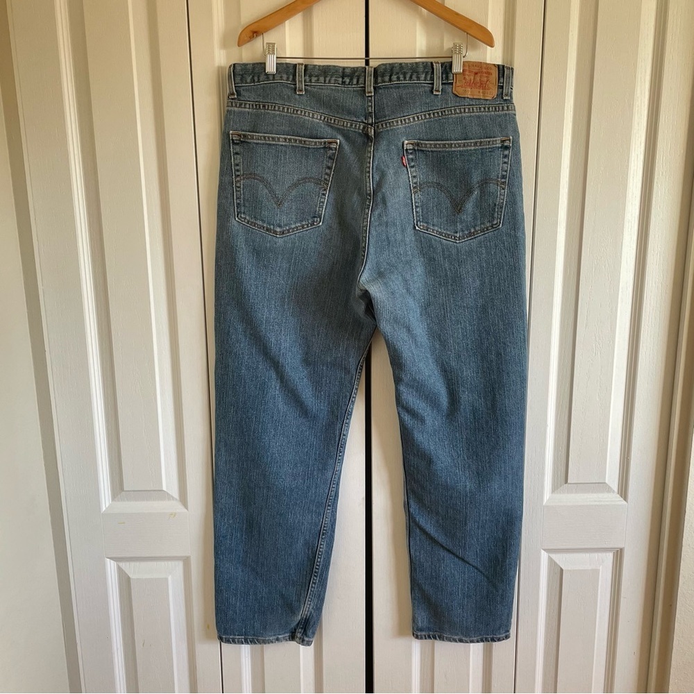 Vintage 2003 Levi’s 550 Relaxed Fit Jeans Men’s 40x32 Straight Baggy Y2K Grunge - Picture 8 of 16